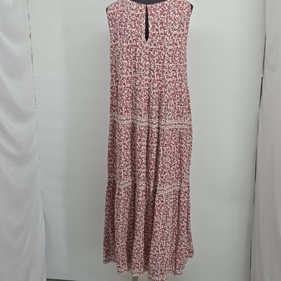 Elegant Floral Sleeveless Maxi Dress - Picture 5 of 6
